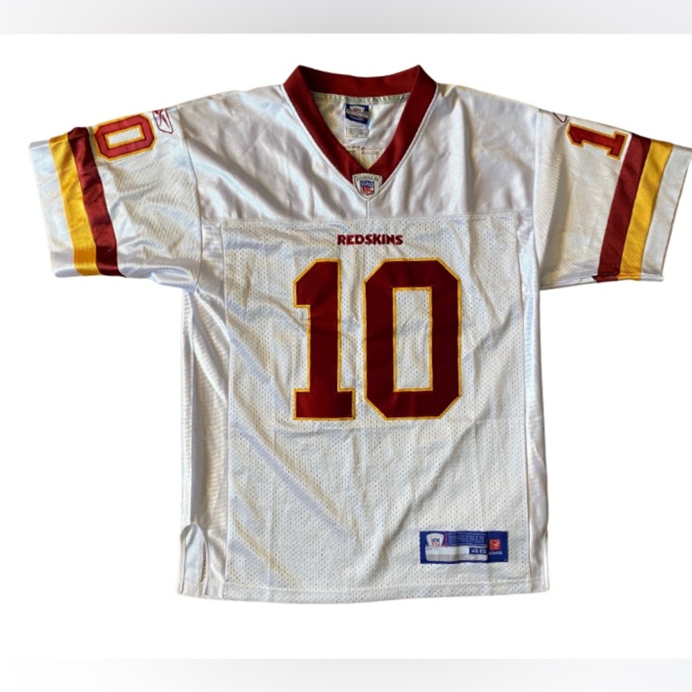 REEBOK NFL Authentic Robert Griffin III White and Red Men’s Jersey Size 46